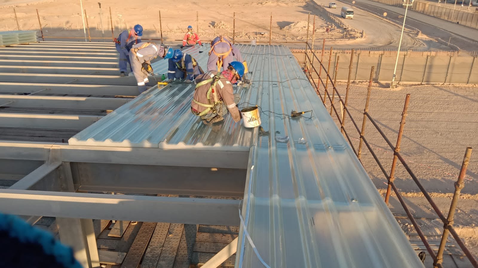 Roof Skylight Panel Installation