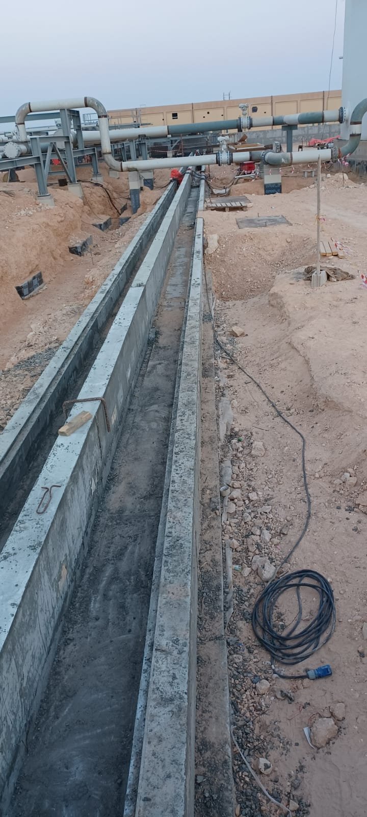 Dyke Wall and Drain Channel Work