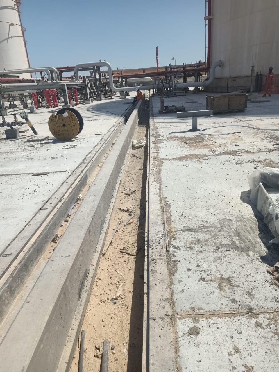 Dyke Wall and Drain Channel Work