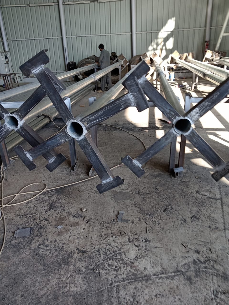 Light pole febrication work for sohar port